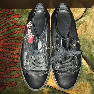 Black Gucci sneakers